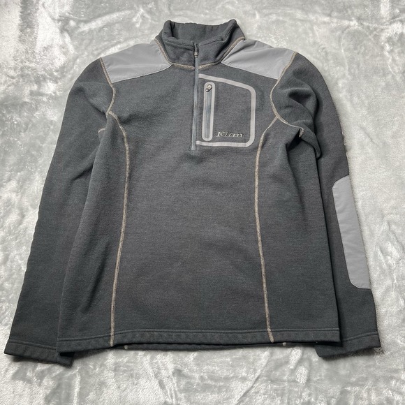 Klim Other - Klim Jacket Men Size Large Yukon Pullover 1/4 Zip Thermal Pro Fleece Moto Black